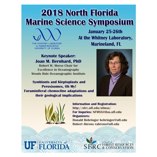 Flyer for North Florida Marine Science Symposium