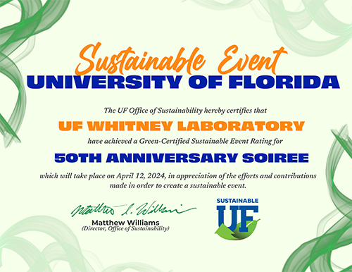 Sustainable Event Certificate