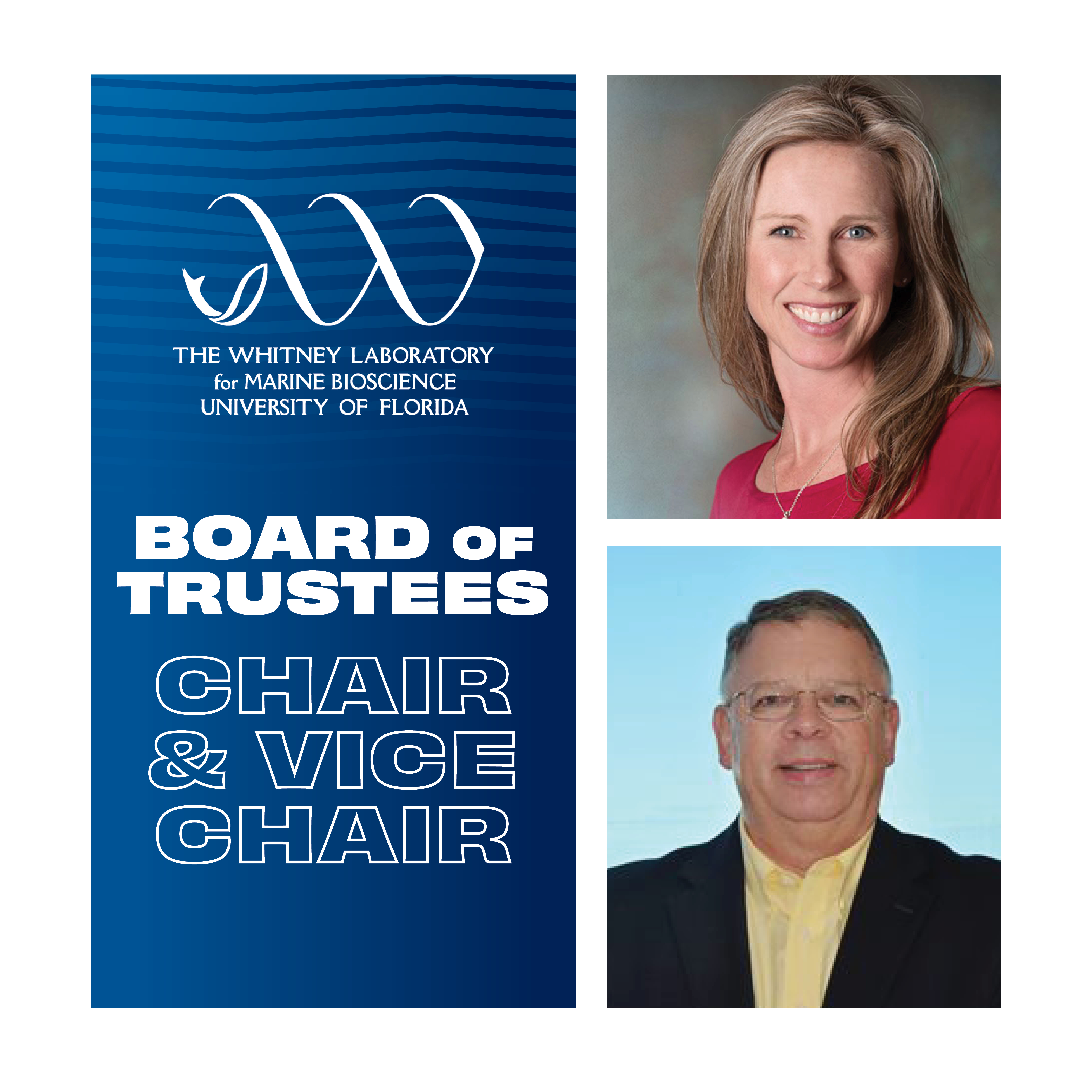 Whitney Laboratory Names New Board Chair and Vice Chair