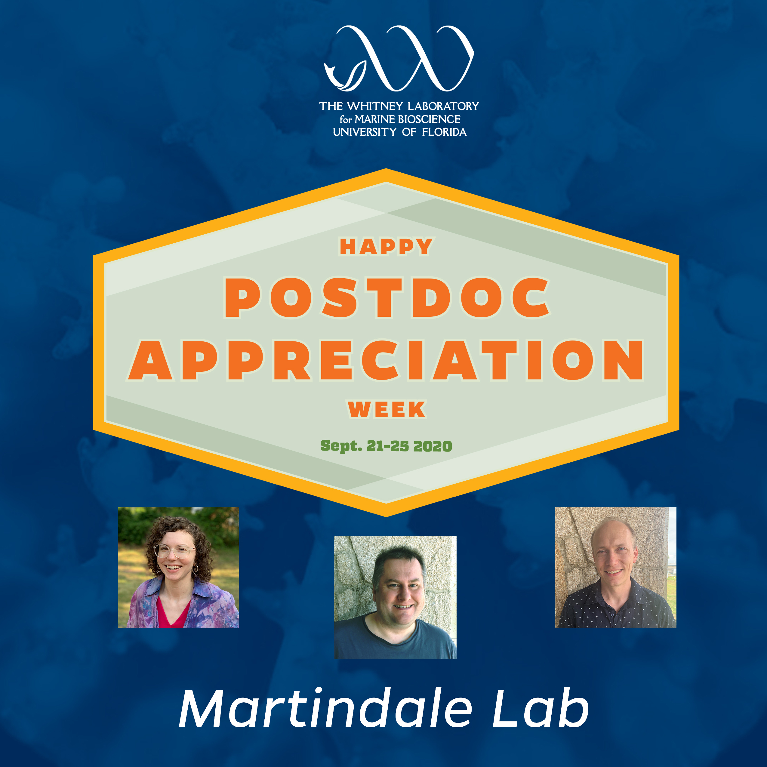 National Postdoc Appreciation Week Martindale Lab Postdoc Spotlight