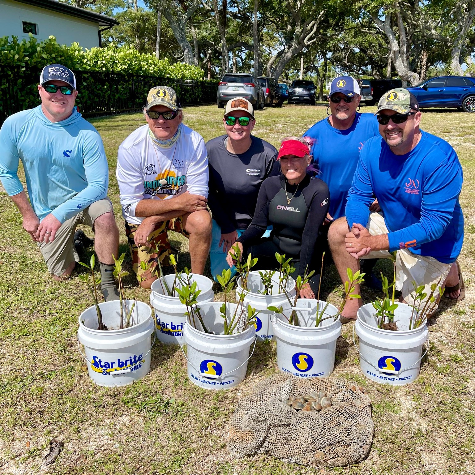 100,000 clams planted in the Indian River Lagoon on Earth Day