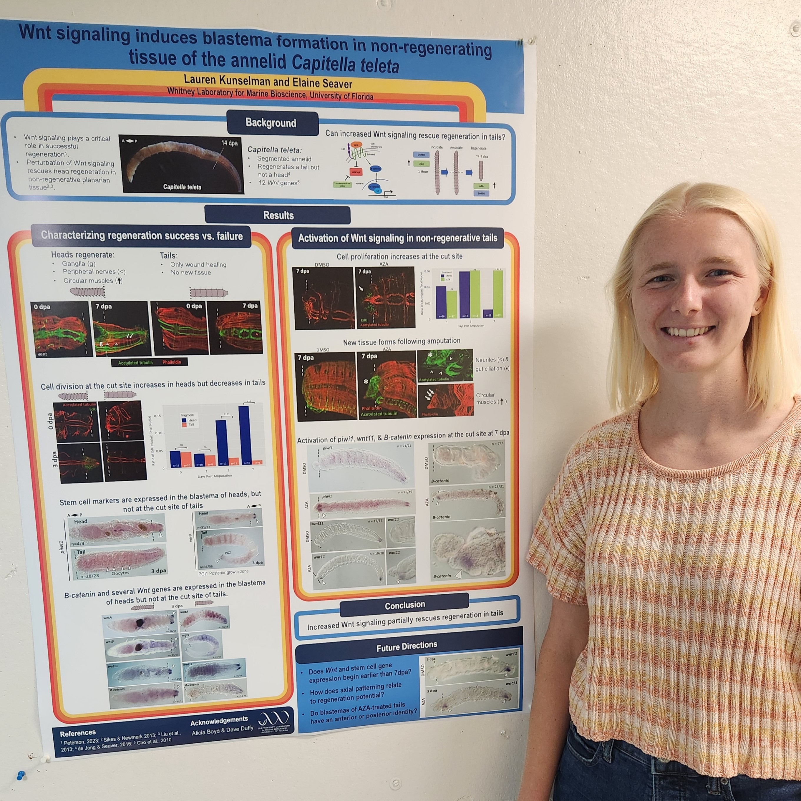 Lauren Kunselman Wins Poster Award at Florida Genetics Symposium