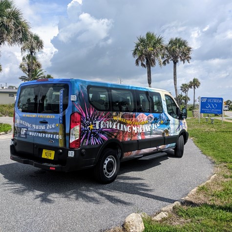 New Van for Whitney's Traveling Zoo School Program