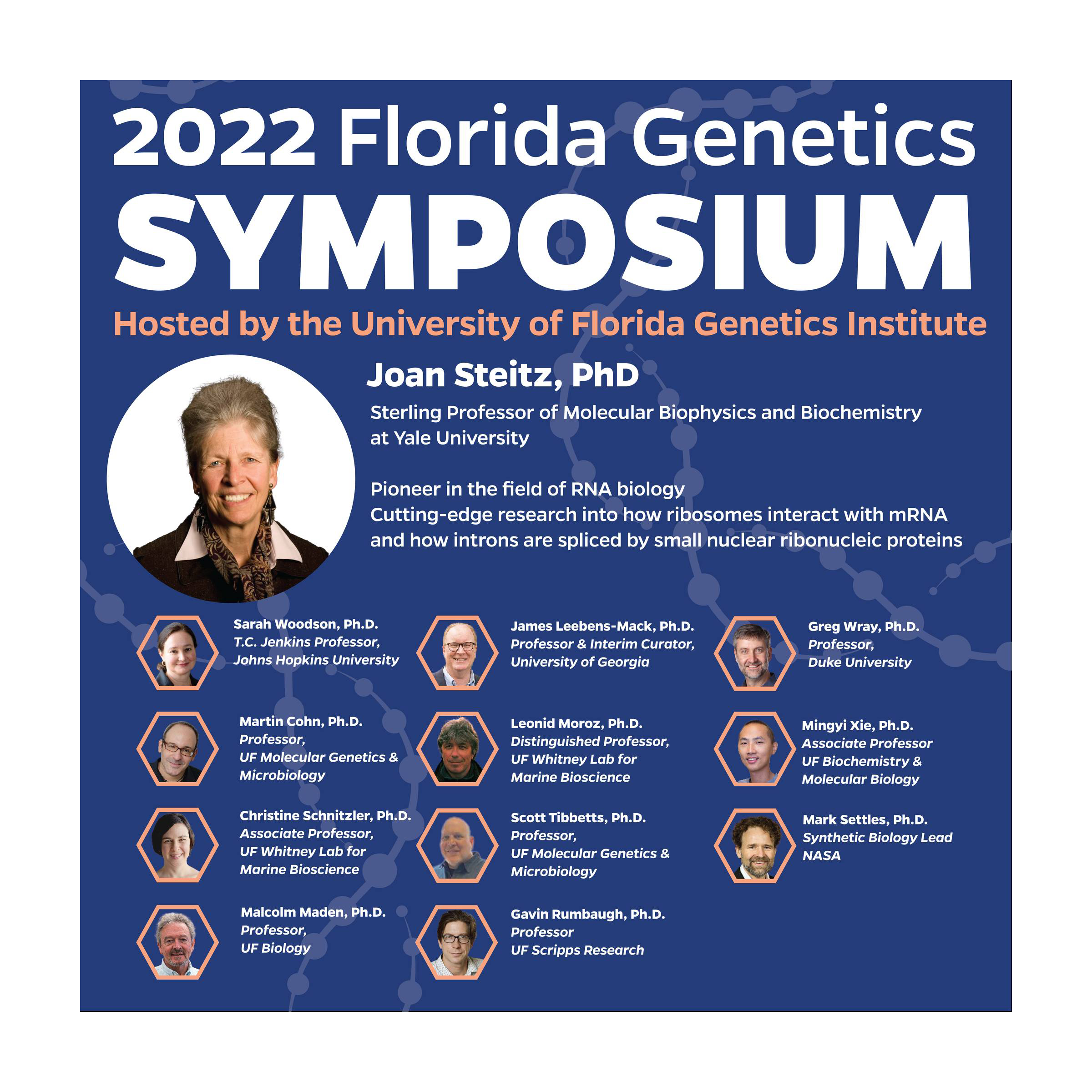 Poster for the 2022 Florida Genetics Symposium