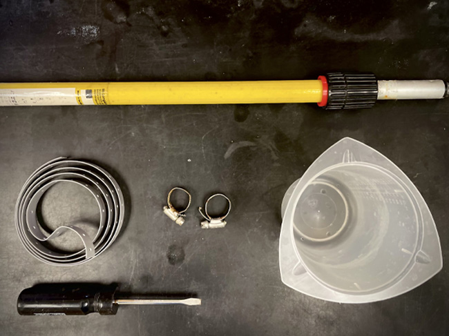 Parts of a cteno dipper