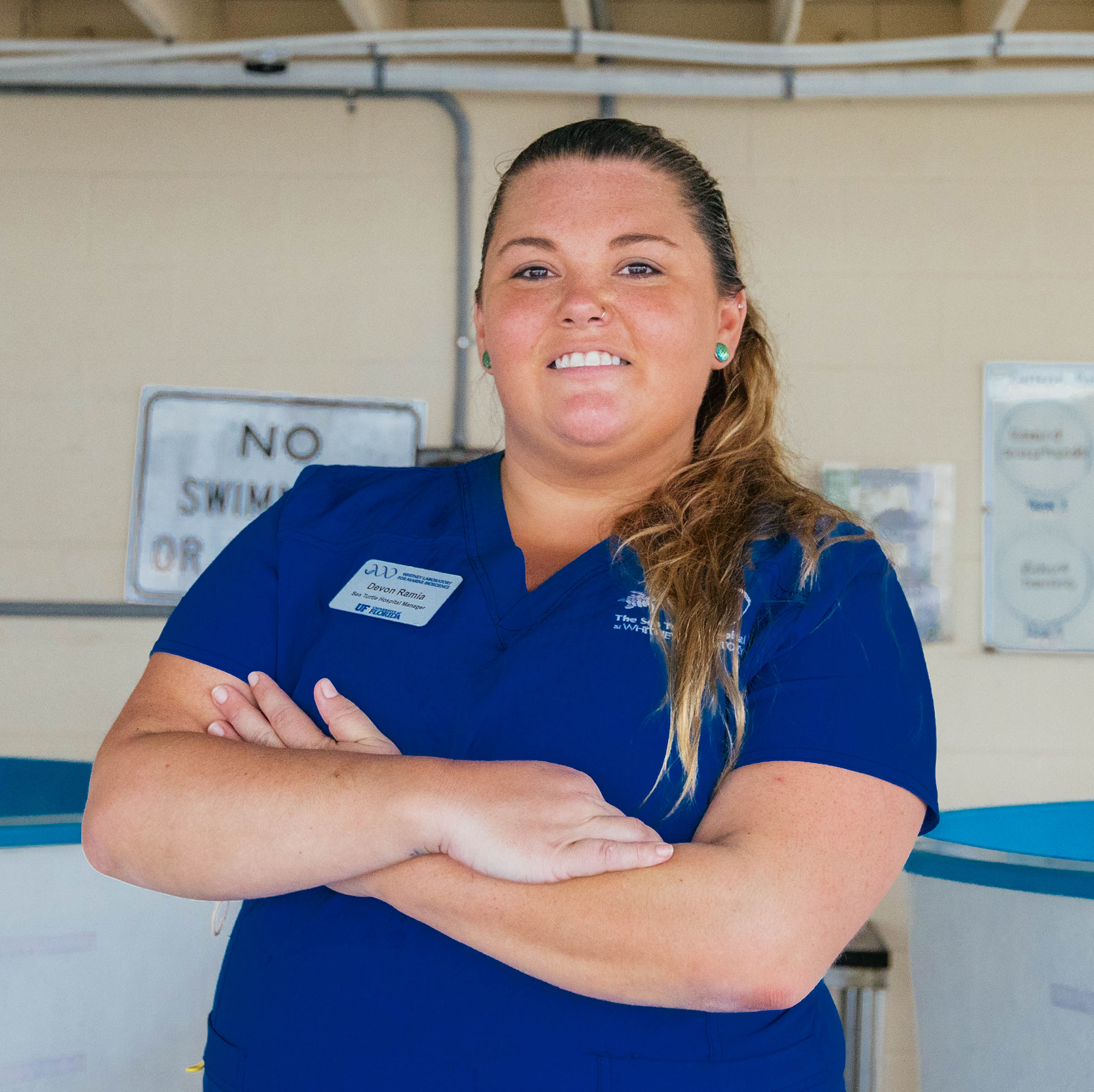 Whitney Lab Sea Turtle Hospital's Devon Ramia Awarded UF Superior Accomplishment Award