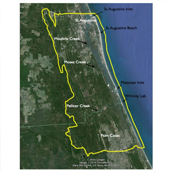 Map of Mantanzas region