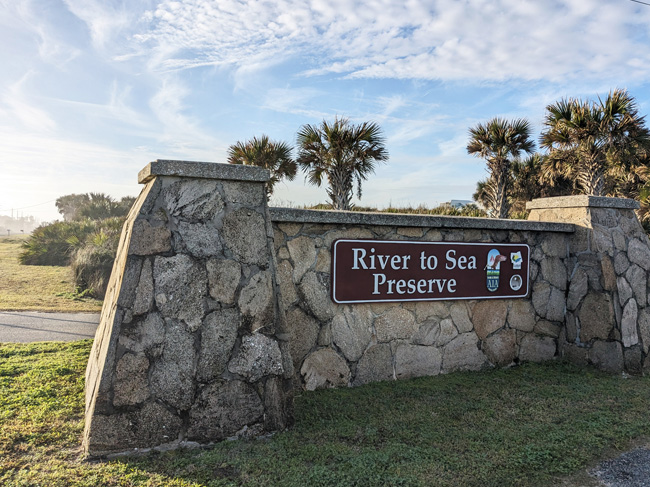 River to Sea Preserve Sign