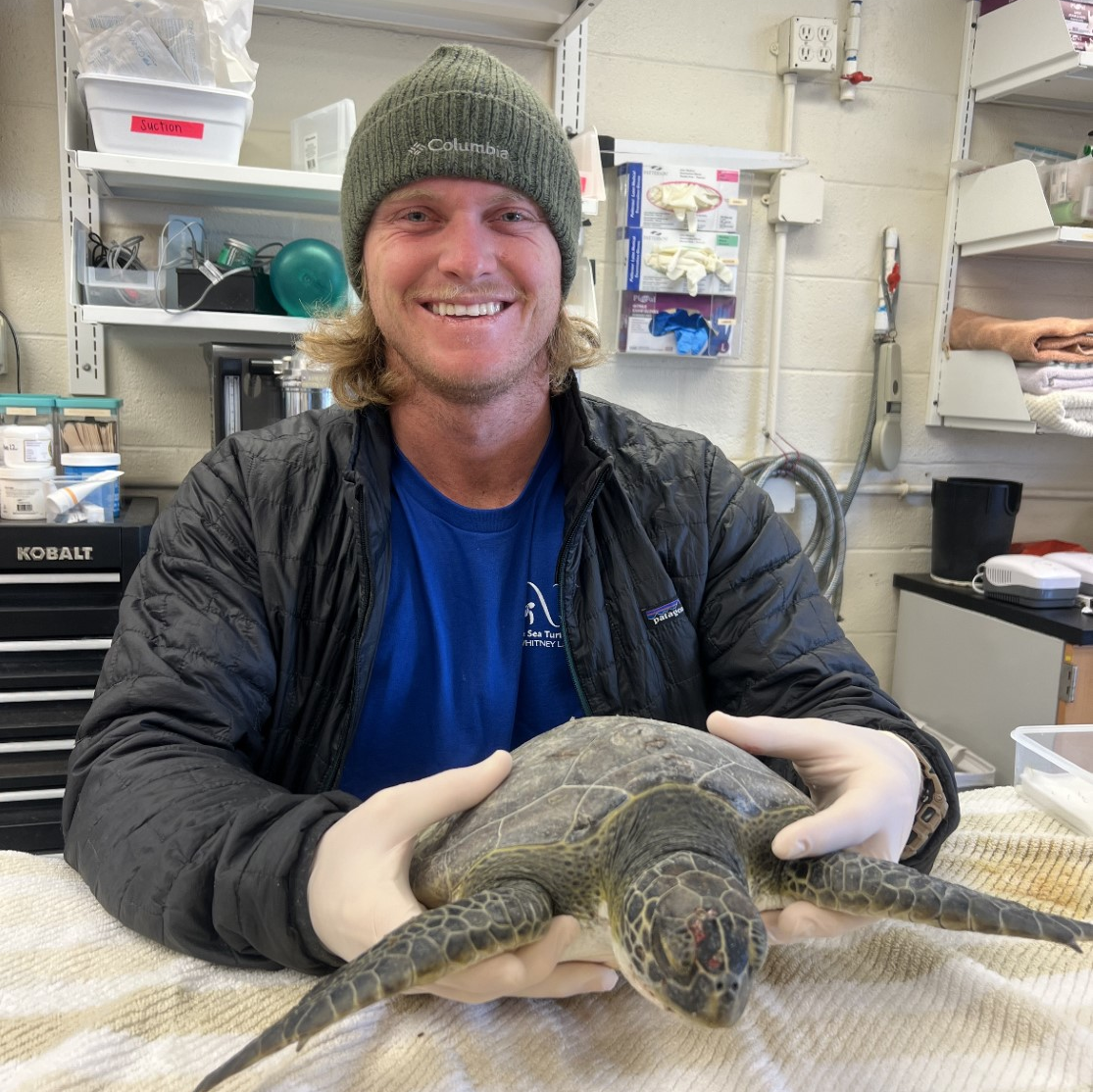 Sea Turtle Hospital Welcomes Winter Intern Harrison Hobbs 